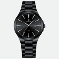 Relógio masculino Vanglore Upclassic preto, 40mm, metal e aço inox, vista frontal