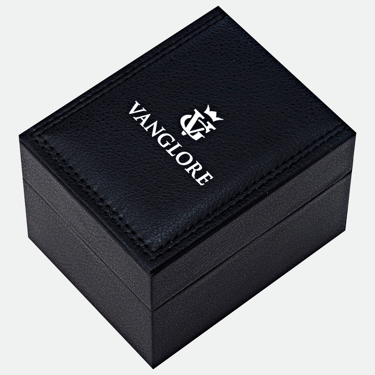 Relógio masculino Vanglore Nexus prata com fundo branco 44mm, em metal e aço inox, estojo Vanglore